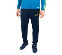 JAKO Competition 2.0 Polyesterhose Blaugelb, 4XL Pantalones de poliéster, Unisex Adulto, Azul Marino/Amarillo neón