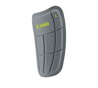 JAKO Espinilleras Prestige Kevlar Solo, Unisex, Gris Piedra/Lima, Large