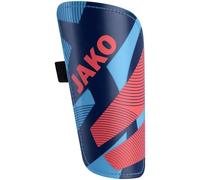 JAKO Espinilleras Unisex River Basic, Skyblue/Navy/Coral, M