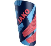 JAKO Espinilleras Unisex River Light, Skyblue/Navy/Coral, S