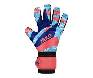 JAKO Guantes de Portero Unisex River Basic Junior RC Coral/Skyblue/Navy 4