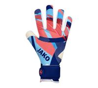 JAKO Guantes de Portero Unisex River GIGA NC, Azul Marino/Skyblue/Coral, 11