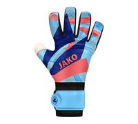 JAKO Guantes de Portero Unisex River Supersoft NC, Skyblue/Coral/Navy 11