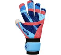 JAKO Guantes de Portero Unisex River Supersoft RC Skyblue/Coral/Navy 8