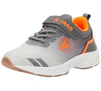 JAKO J-NI Cise EV - Zapatillas de Deporte, Color Gris y Naranja neón, Talla 32 EU, Vapor Grey Neon Orange, 32 EU