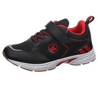 JAKO J-ni Field Ev, Zapatillas Deportivas, Jet Black Fiery Red, 31 EU