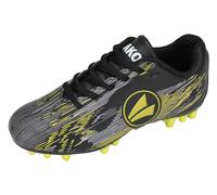 JAKO J-SFG Stepover, Zapatillas de fútbol, Jet Black Neon Yellow, 43 EU