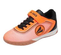 JAKO J-si Course Ev, Zapato de Tribunal Interior, Neon Orange Jet Black, 31 EU