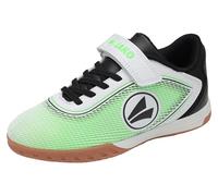 JAKO J-si Course Ev, Zapato de Tribunal Interior Unisex niños, White Neon Green, 30 EU