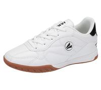 JAKO J-si Signature, Zapato de Tribunal Interior Unisex Adulto, Blanco Jet Black, 44 EU