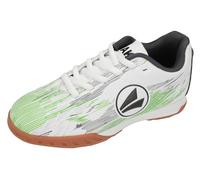 JAKO J-si Stepover, Zapato de Tribunal Interior, White Neon Green, 32 EU