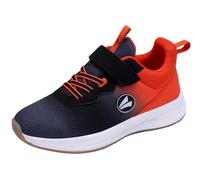 JAKO J-TF Quick Ev, Zapatillas Deportivas, Jet Black Neon Orange, 39 EU