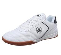 JAKO J-Yard Pro, Zapato de Tribunal Interior Unisex Adulto, Blanco Jet Black, 38 EU