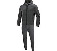 JAKO Jogginganzug Premium Basics mit Kapuze Chándal, Unisex Adulto, Antracita, Small