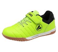 JAKO Jóvenes J-SH Finesto Ev - Zapatillas de Deporte, Amarillo neón y Negro, 37 EU