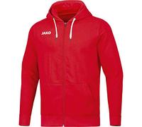 JAKO Kapuzenjacke Base Chaqueta con Capucha, Hombre, Rojo, XX-Large