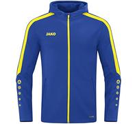 JAKO Kapuzenjacke Power Chaqueta con Capucha, Azul y Amarillo, 152 Unisex niños
