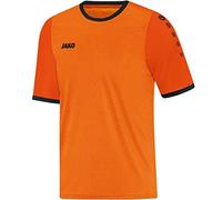 Jako Leeds KA - Camiseta de fútbol Camiseta, Infantil, Trikot Leeds KA, Neonorange/Orange/Schwarz, 116