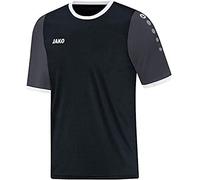 Jako Leeds KA - Camiseta de fútbol Camiseta, Infantil, Trikot Leeds KA, Schwarz/Anthrazit, 140