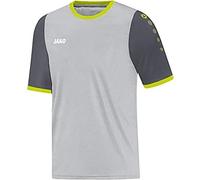 Jako Leeds KA - Camiseta de fútbol Camiseta, Infantil, Trikot Leeds KA, Silbergrau/Anthrazit/Lime, 164