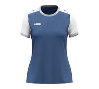 JAKO Maillot Dynamic para Mujer, Manga Corta, Azul Noche/Blanco/Gris Claro, M