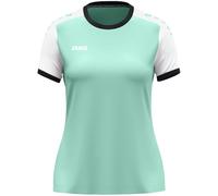JAKO Maillot Dynamic para Mujer, Manga Corta, Menta/Blanco/Azul Marino, XL