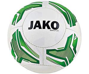 JAKO Match 2.0 Lightball - Balón de fútbol, Color Blanco, Amarillo neón y Negro