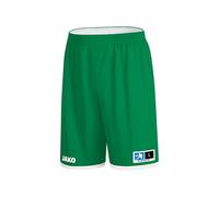 JAKO Pantalón Corto Reversible Change 2.0 para Hombre, Color Verde/Blanco, Talla M