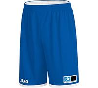 JAKO Pantalón Corto Reversible Change 2.0 para niños, Unisex niños, Reversible., 4451, Azul, Blanco, 11-13 Años