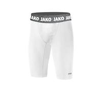 JAKO Pantalones Cortos de compresión 2.0 para Hombre, Blanco, XXL