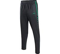 JAKO Pantalones de chándal para Hombre Active, Hombre, Pantalones Deportivos, 8495, Antracita/Turquesa, Large