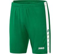 JAKO Pantalones Deportivos Striker, Hombre, Verde y Blanco, 140