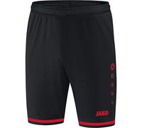 Jako Pantalones Deportivos Unisex para niños Striker 2.0, Unisex niños, Pantalón de Deporte, 4429, Negro/Rojo Deportivo, 128