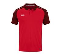 JAKO Performance Poloshirt rotschwarz 2XL