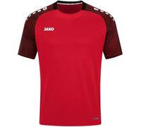 JAKO Performance T-Shirt Dunkel Rotschwarz, M Herren Camiseta, Rojo y Negro, Medium para Hombre
