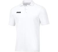 JAKO Polo básico Unisex para niños., Unisex niños, Polo, 6365, Blanco, 140