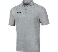 JAKO Polo básico Unisex para niños., Unisex niños, Polo, 6365, Color Gris Claro., 140
