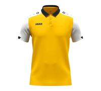 JAKO Polo Infantil Dynamic, Amarillo/Blanco/Negro, 152