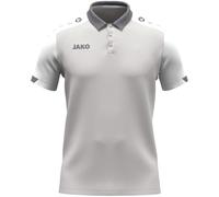 JAKO Polo Infantil Dynamic, Gris Claro, Blanco/Gris, 140