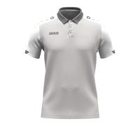 JAKO Polo Infantil Dynamic, Gris Claro, Blanco/Gris, 164