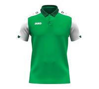 JAKO Polo Infantil Dynamic, Verde/Blanco/Verde Oscuro, 140