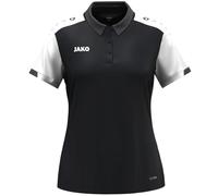 JAKO Polo para Mujer Dynamic, Negro/Blanco/Antracita, XL