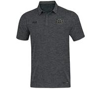 JAKO Polo para Mujer Premium (Temporada 19/20) del Bayer 04 Leverkusen, Mujer, BA6329I, Gris Antracita, 40