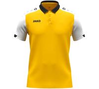 JAKO Polo Unisex Dynamic, Amarillo/Blanco/Negro, 4XL