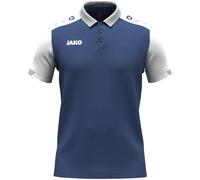 JAKO Polo Unisex Dynamic, Azul Noche/Blanco/Gris Claro, 4XL