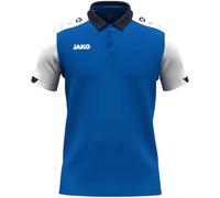 JAKO Polo Unisex Dynamic, Azul Real/Blanco/Azul Marino, M
