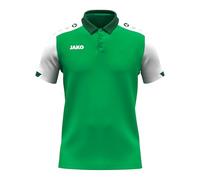 JAKO Polo Unisex Dynamic, Verde/Blanco/Verde Oscuro, 4XL