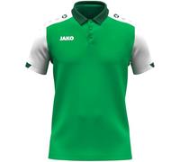 JAKO Polo Unisex Dynamic, Verde/Blanco/Verde Oscuro, XXL
