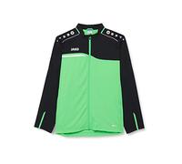 JAKO Präsentationsjacke Chaqueta de presentación Competition 2.0, Hombre, Verde Claro y Negro, Small