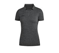 JAKO Premium Basics Poloshirt Damen Grauschwarz 36